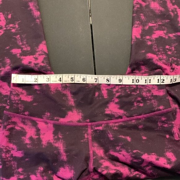 Lululemon Wunder Under Crop II *Full-On Luon Breezie Regal Plum Black Leggings 4 - Picture 12 of 14